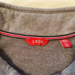 Mens IZOD quarter zip pullover